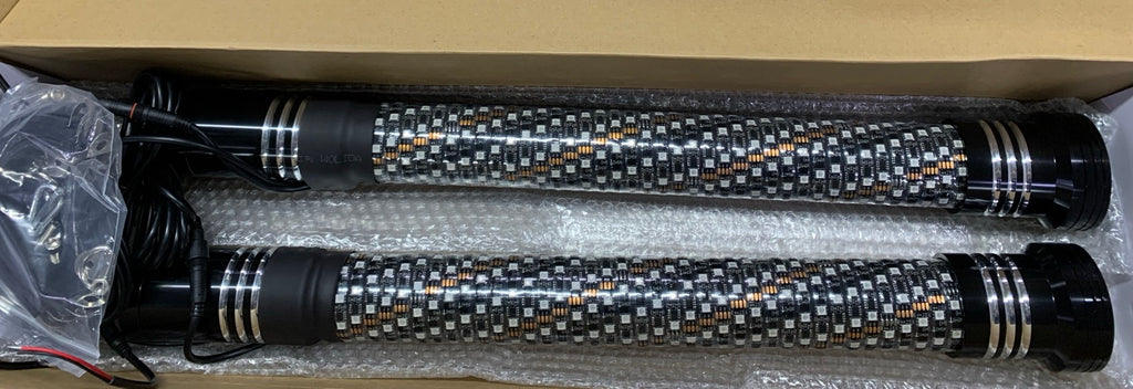 Laser whip lights