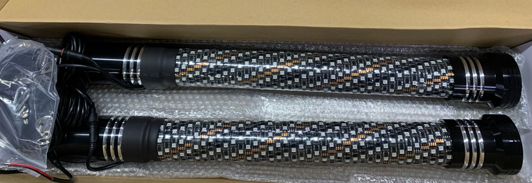 Laser whip lights